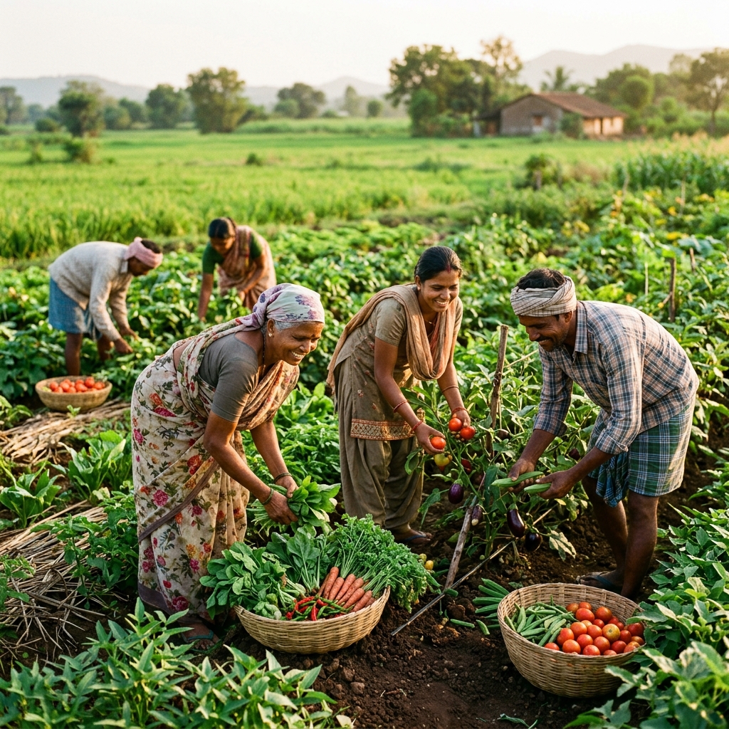 Indian Organic Farmer Tiyansh Global